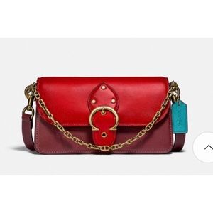 Authentic Coach Beat Crossbody Clutch